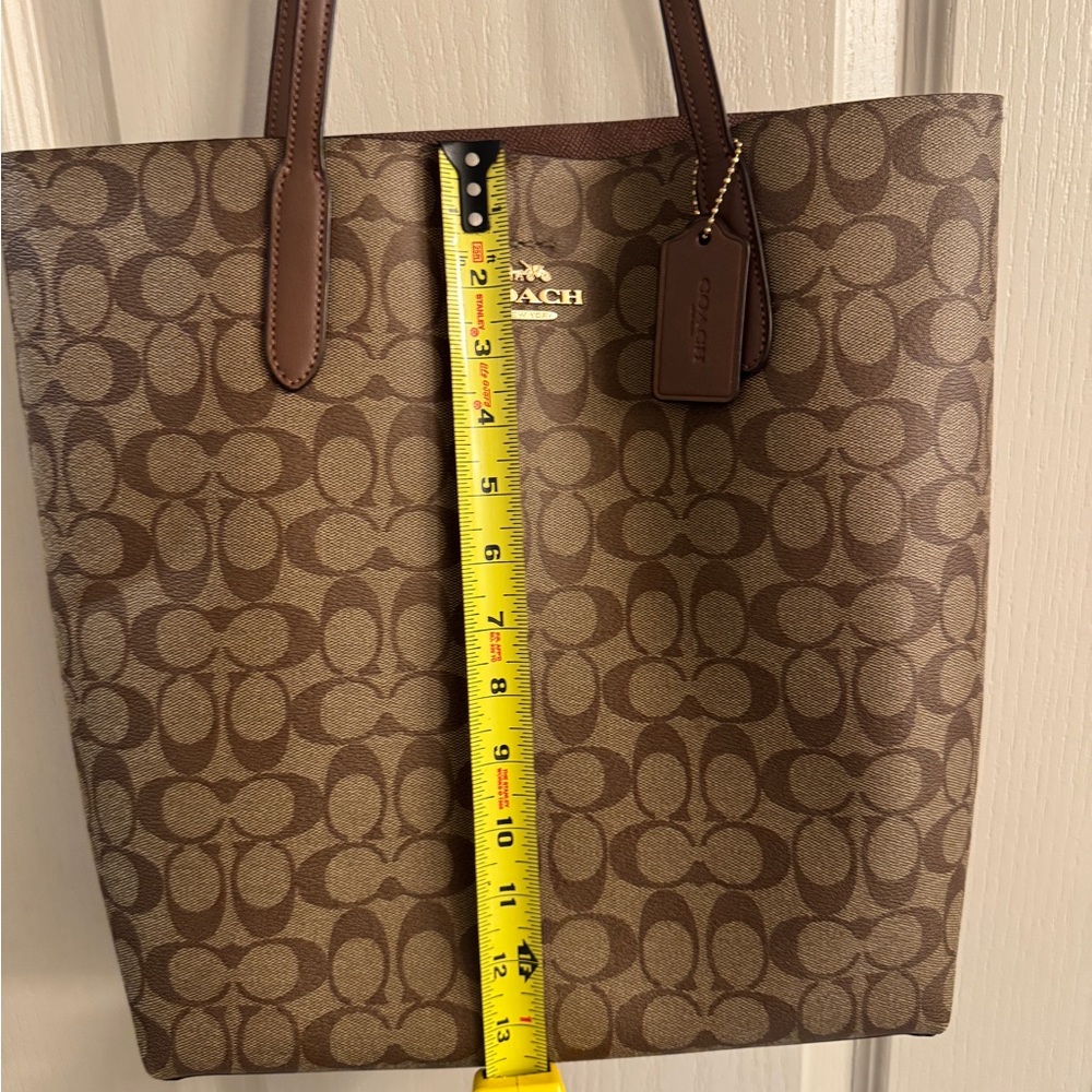 Coach Brown Signature Tote - Picture 9 of 10